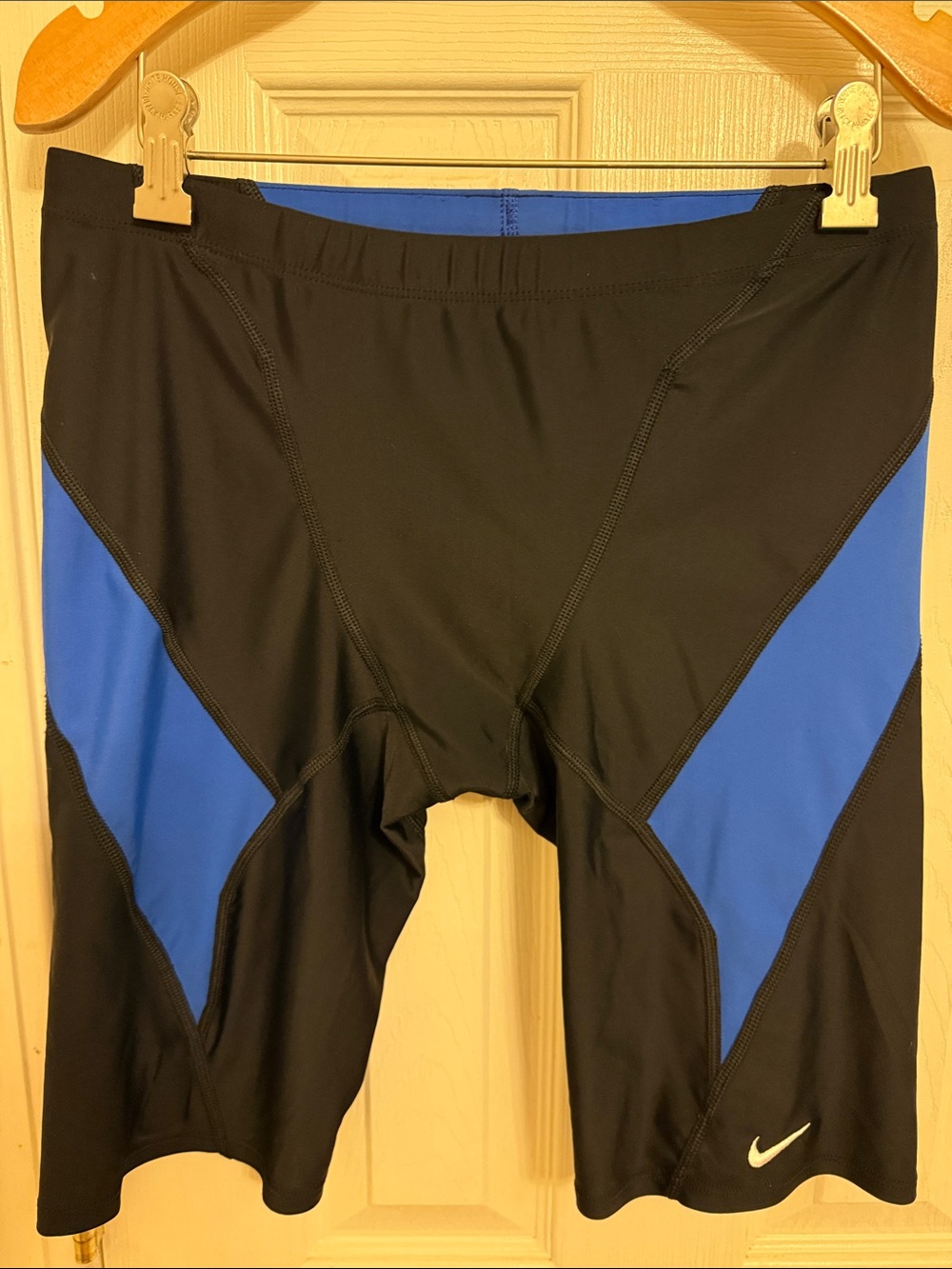 Nike Jammers Black & Royal Blue Men's Swim Trunks 670